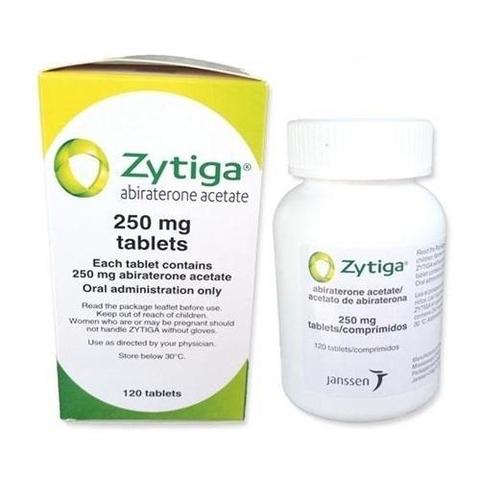 THUỐC TRỊ UNG THƯ JANSSEN ZYTIGA 250MG, CHAI 120 VIÊN