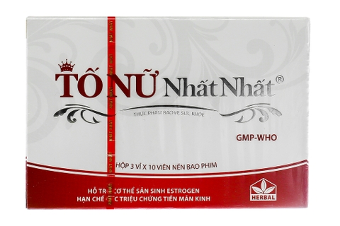 Tố Nữ Nhất Nhất hỗ trợ sinh lý nữ hộp 30 viên