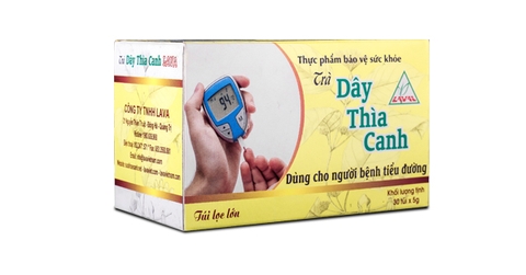 Trà túi lọc Dây Thìa Canh Lava dùng cho người bệnh tiểu đường (5g x 30 túi‎)