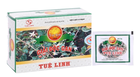 Trà Giải Độc Gan Tuệ Linh hỗ trợ tăng cường chức năng gan hộp 5 gói x 8g