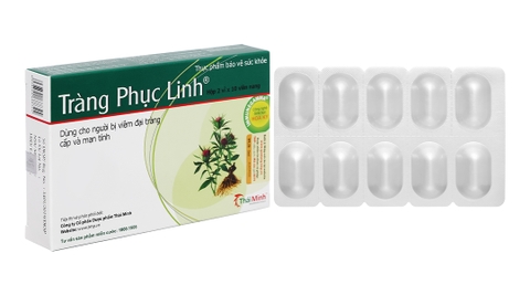 Tràng Phục Linh hỗ trợ giảm viêm đại tràng hộp 20 viên
