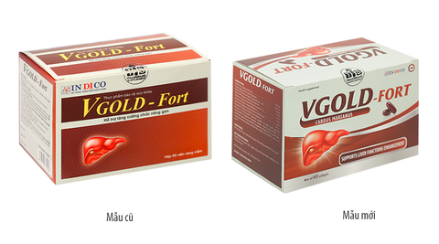 Vgold - Fort giúp tăng cường chức năng gan hộp 60 viên