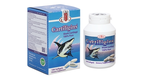 UBB Cartiligins giảm đau nhức, tái tạo sụn khớp chai 100 viên