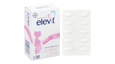 Elevit bổ sung vitamin cho phụ nữ mang thai hộp 30 viên
