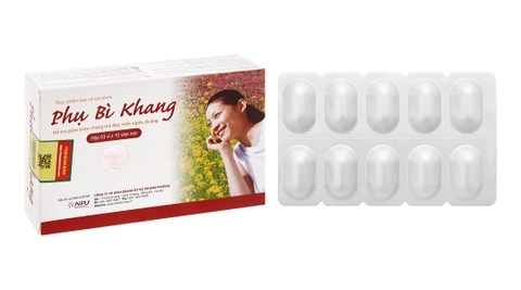 Phụ Bì Khang hỗ trợ giảm mề đay, mẩn ngứa hộp 30 viên