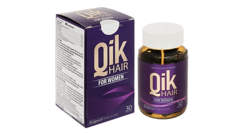 Qik Hair For Women kích thích mọc tóc dành cho nữ hộp 30 viên