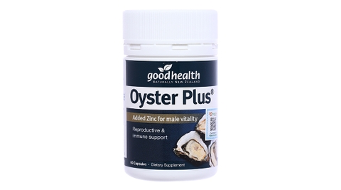 Goodhealth Oyster Plus tăng miễn dịch, sinh lực cho nam chai 60 viên