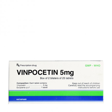 Thuốc Vinpocetin 5mg – Hỗ trợ điều trị rối loạn tuần hoàn não