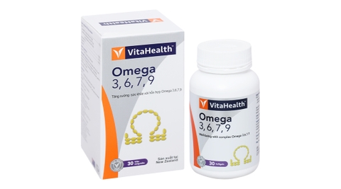 VitaHealth Omega 3,6,7,9 bổ mắt, ngừa xơ vữa động mạch