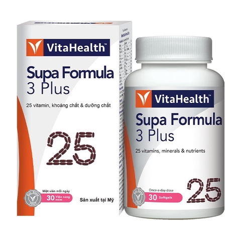 Supa Formula 3 Plus thực phẩm bảo vệ sức khỏe bổ sung vitamin và chất khoáng cho cơ thể