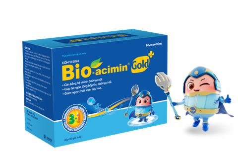 Cốm vi sinh Bio-acimin Gold bổ sung lợi khuẩn, tiêu hóa khỏe (30 gói)