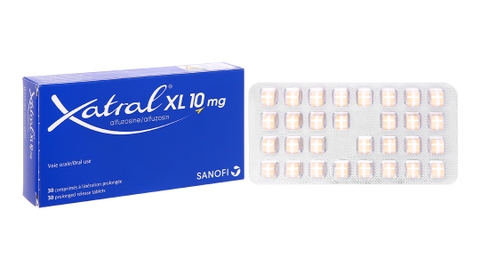 Xatral XL 10mg trị triệu chứng chức năng của phì đại tuyến tiền liệt (1 vỉ x 30 viên)