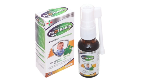 Xịt họng Photrakid hỗ trợ tăng đề kháng chai 20ml