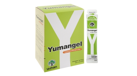 Hỗn dịch uống Yumangel 1g trị trào ngược dạ dày, thực quản (20 gói x 15ml)