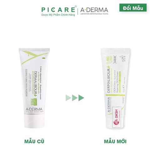 Kem Làm Dịu Giúp Phục Hồi Da Kích Ứng A-Derma Dermalibour + Repairing Cream 15ml