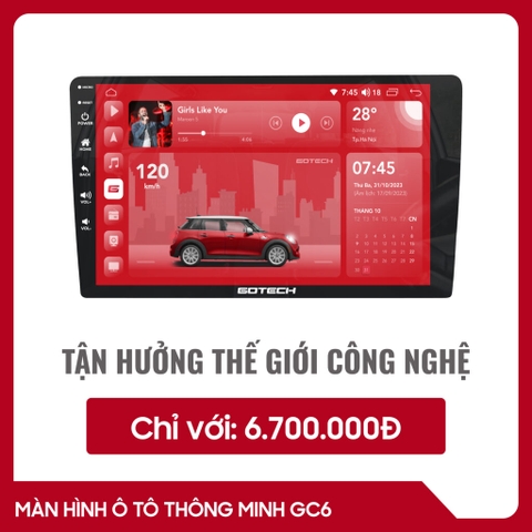 Màn hình Android ô tô Gotech GC6