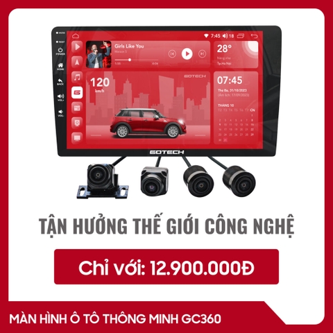 Màn hình Android ô tô Gotech GC 360
