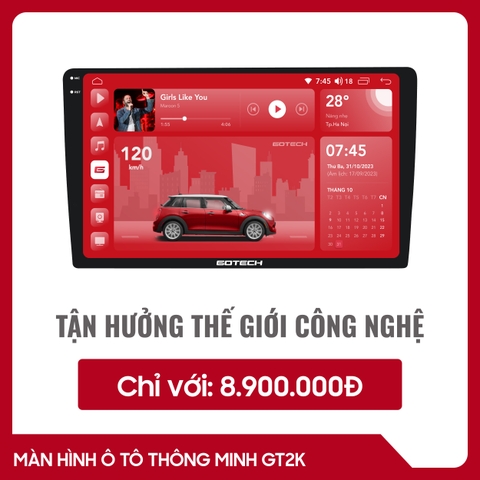 Màn hình Android ô tô Gotech GT2K