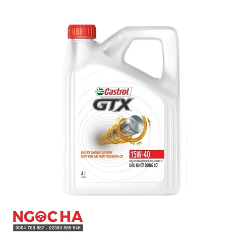 Dầu Nhớt Castrol GTX 15W-40 SN/CF Chính Hãng – Ưu Đãi