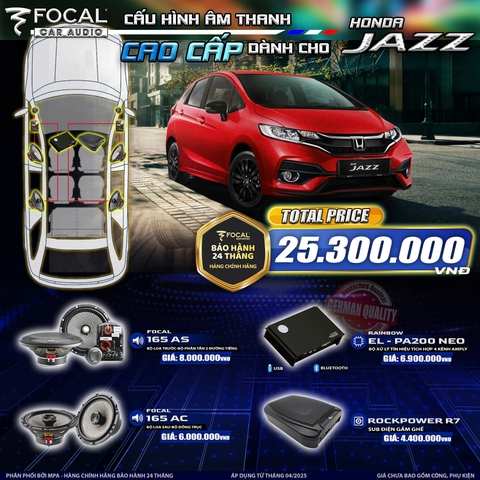 Gói độ âm thanh | Honda Jazz