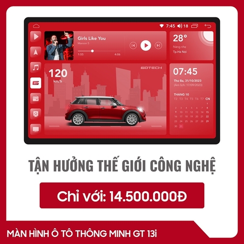 Màn hình Android ô tô Gotech GT13i