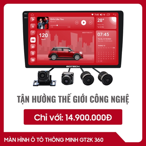 Màn hình Android ô tô Gotech GT2K 360
