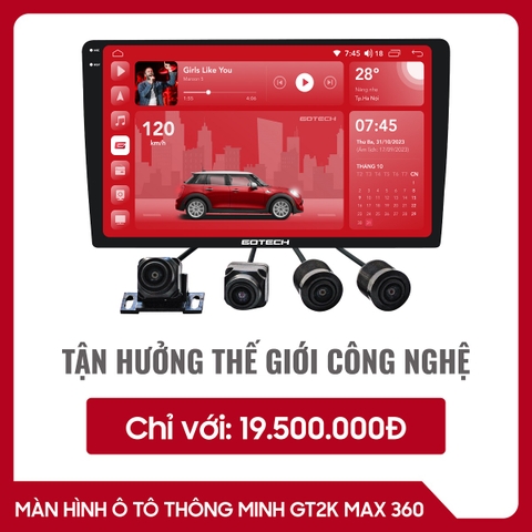 Màn hình Android ô tô Gotech GT2K MAX 360