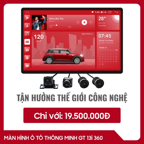 Màn hình Android ô tô Gotech GT13i 360