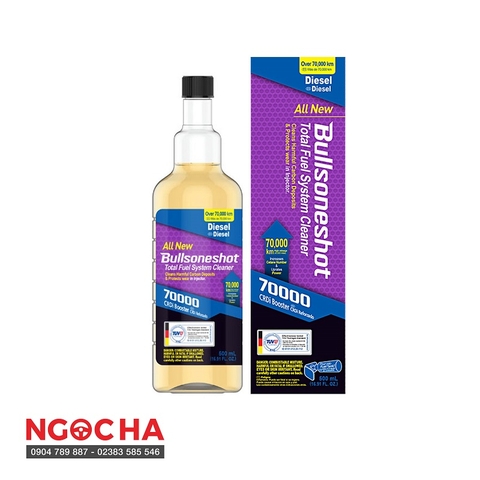 Phụ gia làm sạch động cơ xe máy dầu Bullsoneshot 70000 Diesel