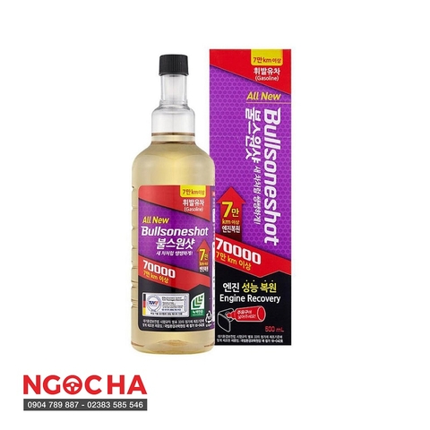 Phụ gia làm sạch động cơ xe máy xăng Bullsoneshot 70000 Gasoline