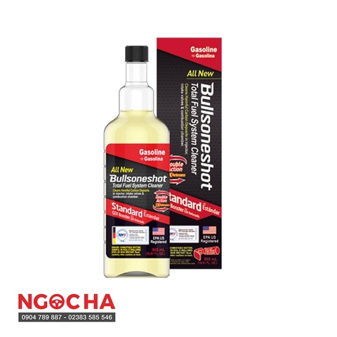 Phụ gia làm sạch động cơ xe máy xăng Bullsoneshot Standard Gasoline