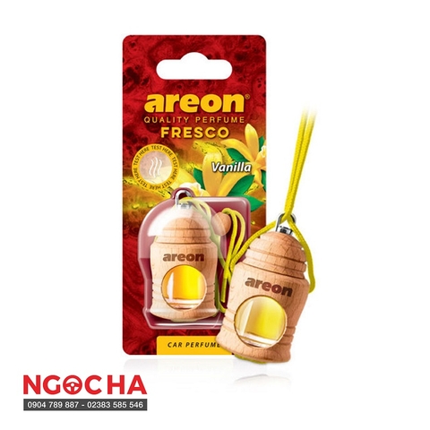 Tinh dầu treo xe hương vani Areon Fresco Vanilla