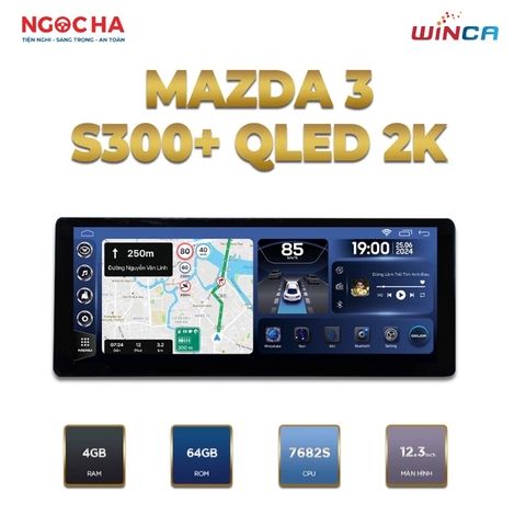 Màn Hình Android Mazda 3 2020-2022 S300+ QLED 2K