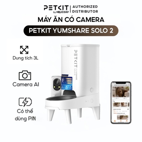 Máy ăn cho chó mèo Petkit Yumshare Solo 2