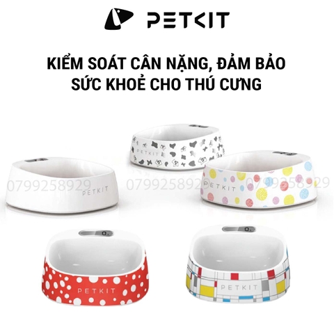 Bát ăn định lượng cho có chó mèo Petkit