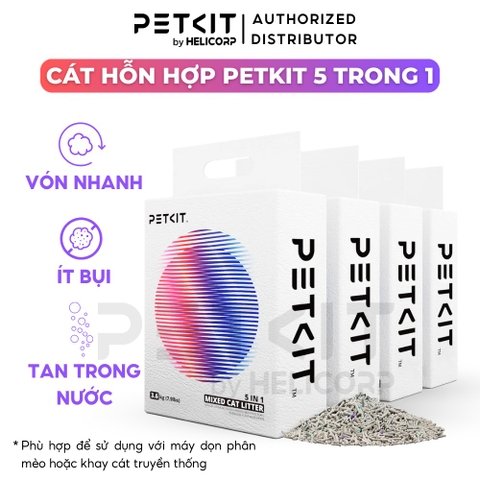 Cát hỗn hợp PETKIT - Xả được trong bồn cầu