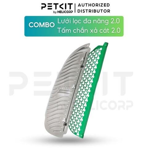 Combo lưới lọc cát đa năng 2.0 + tấm chắn xả cát 2.0