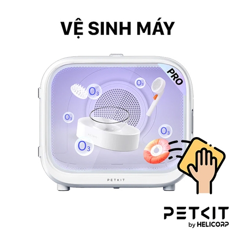 Dịch vụ vệ sinh lồng sấy lông chó mèo Petkit tại nhà
