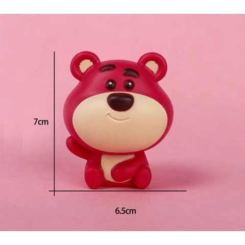 Gấu Dâu Trắng - hồng đậm