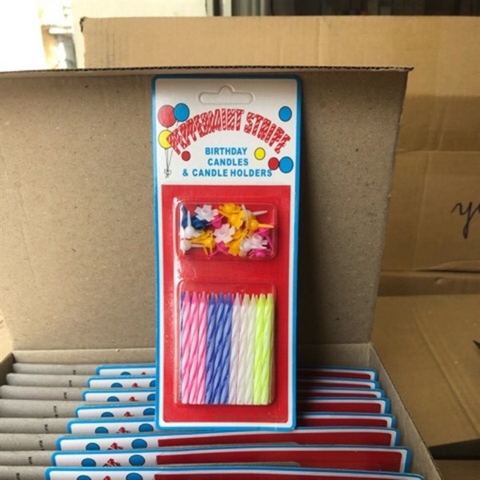 Nến Tăm Ngắn (hộp 24 vỉ)