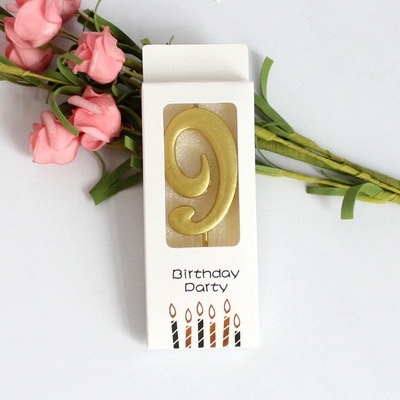 Nến Nhũ Đẹp - SỐ 9 (số)