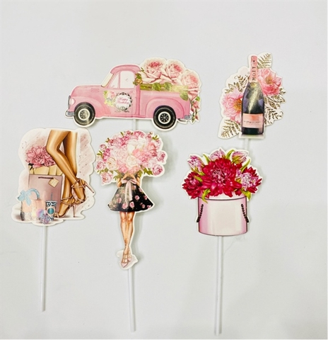 Thẻ Cô Gái Xe Hoa (sét)