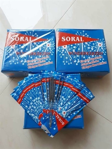 Pháo Bông Soral - cọc 10 vỉ