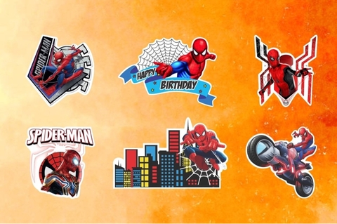 Thẻ Siêu Nhân Nhện Moto CT (sét)