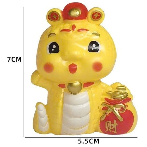 Bé Rắn Vàng Ôm Hũ Vàng (bé)