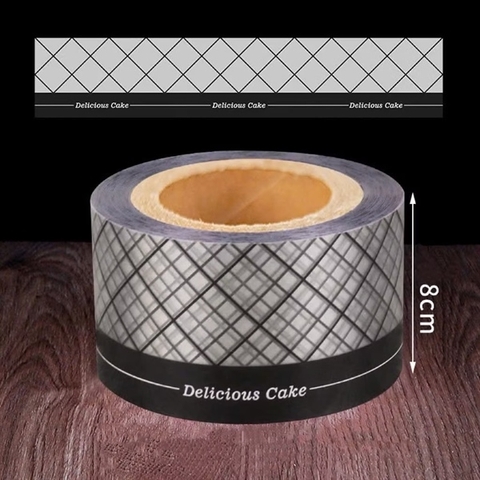 Quấn Thành Sọc Caro Đen (cuộn)