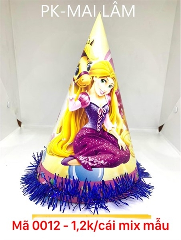 Mũ Trung Con Gái - 100 cái mix mẫu