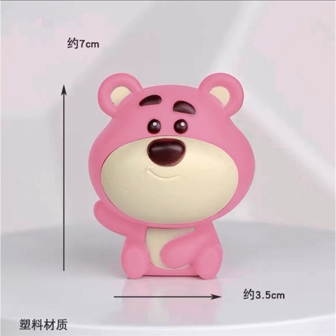 Gấu Dâu Trắng - hồng nhạt