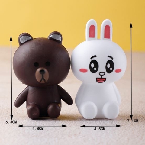 Gấu Thỏ Ngồi (đôi)