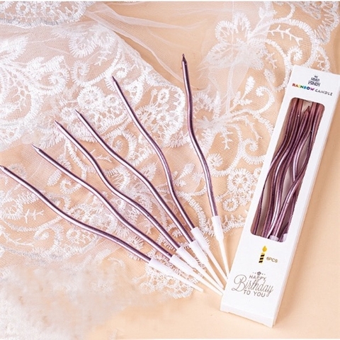 Nến Sóng Dài - HỒNG (vỉ 6 cây)